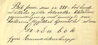 Gerðabók fyrir Grunnavíkurhrepp [1927–1935]