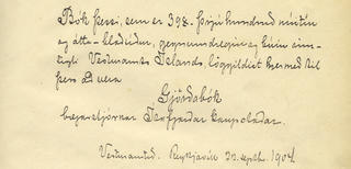 Gjörðabók bæjarstjórnar Ísafjarðarkaupstaðar [1905–1917]