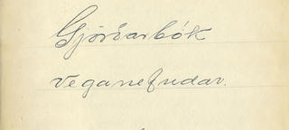 Gjörðabók veganefndar Ísafjarðarkaupstaðar [1891–1924]