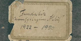 Fundabók kvenfélagsins „Hlíf“ 1922–1950